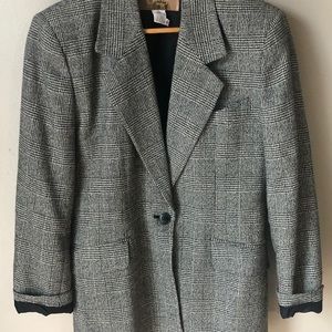 Vintage Plaid Blazer